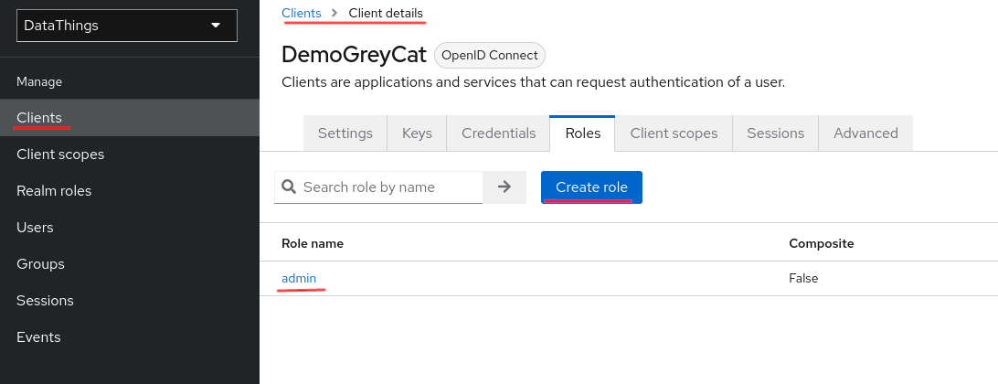 client role